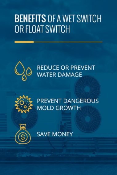 benefits of a wet switch/float switch graphic