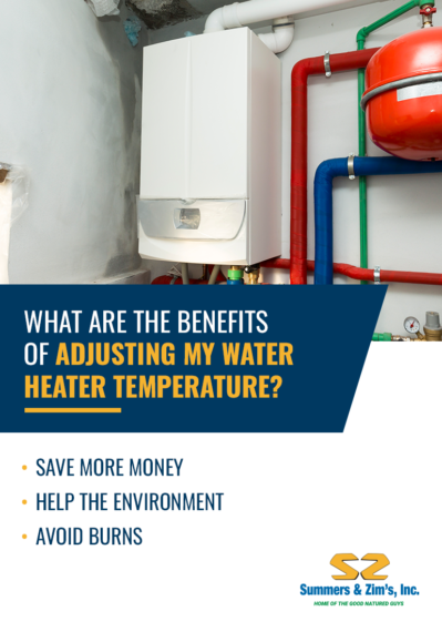 benefits of adjusting water heater
