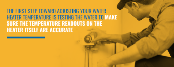 test water heater temperature