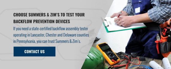 Summers & Zim's for backflow testing