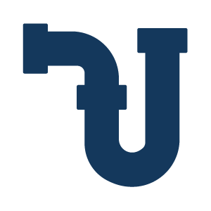 Icon of a pipe illustrating Drain Cleaning services.