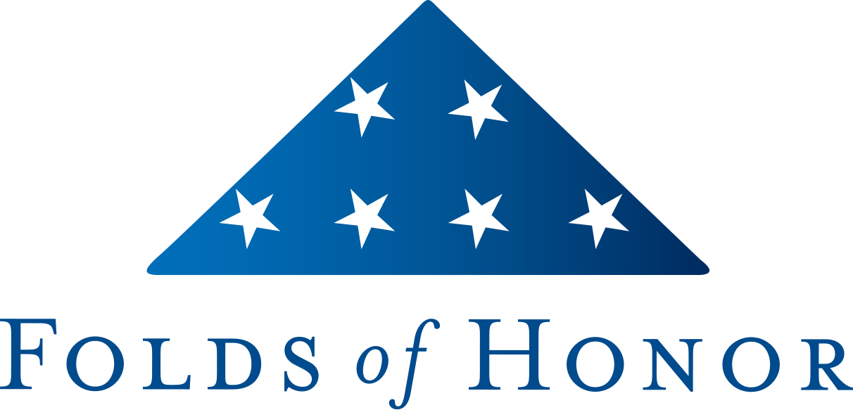 Folds of Honor Charity Logo Supporting Military Families