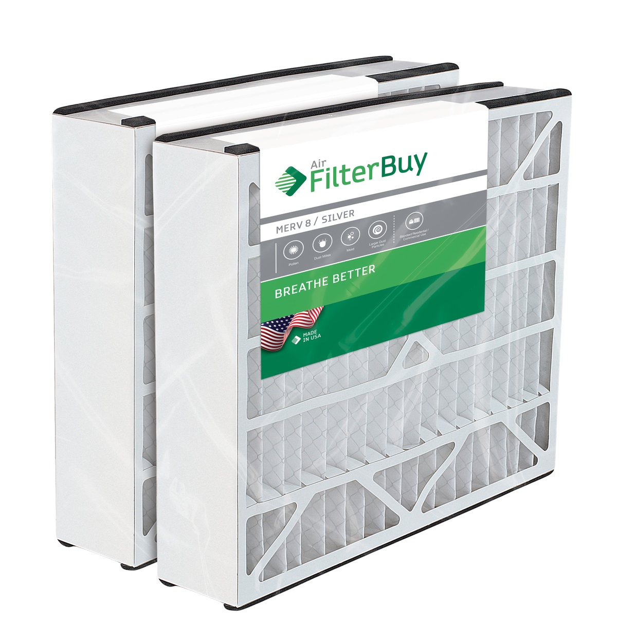 Filterbuy 20x25x5 MERV 8 Air Filter