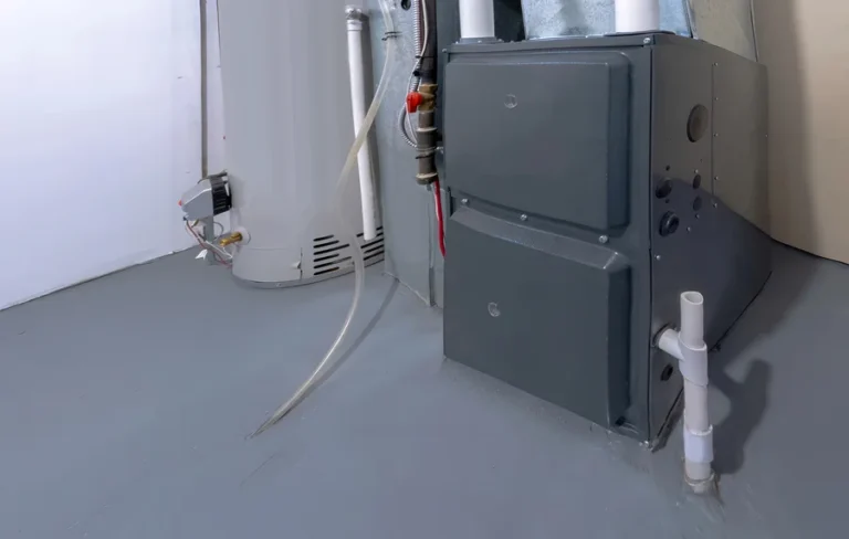 gas-furnace-and-water-heater-in-a-basement-needing-furnace-repair